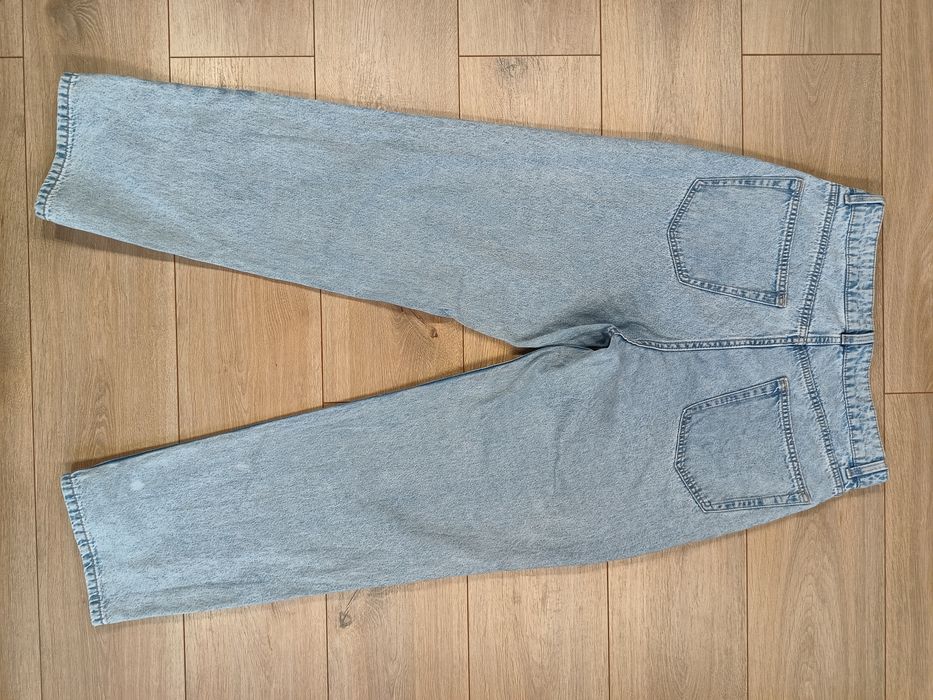 Jeansy damskie roz. 42 Divided H&M straight leg z wysokim stanem 170cm
