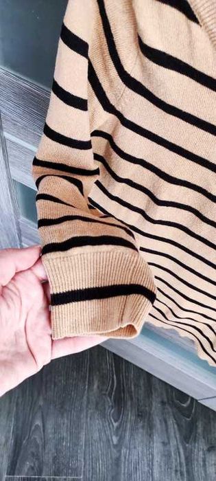 Sweter damski w paski S #y2k #00s #retro