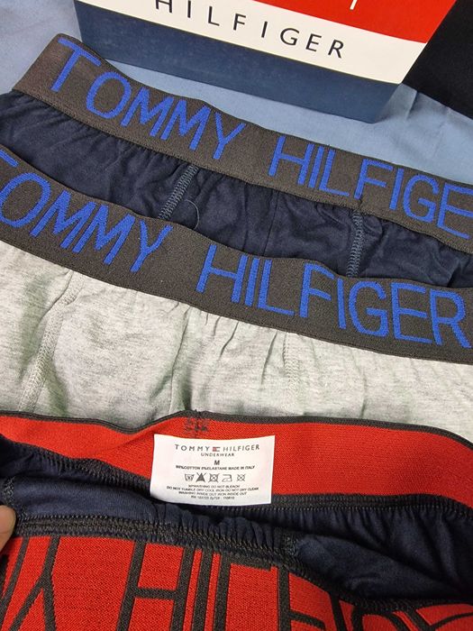 Męska bielizna 3pak Tommy th kolory premium M-XXL