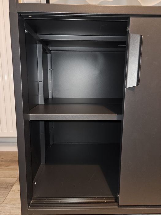 Szafa metalowa Trotten Ikea, czarna
