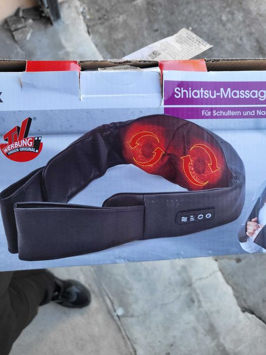 Masażer szyi z ciepłem Shiatsu 3D łagodzi ból szyi