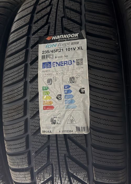 Зима 4шт 235/45R21 + 255/40R21 102V XL Hankook Winter i*cept iON IW01 Sound Absorber