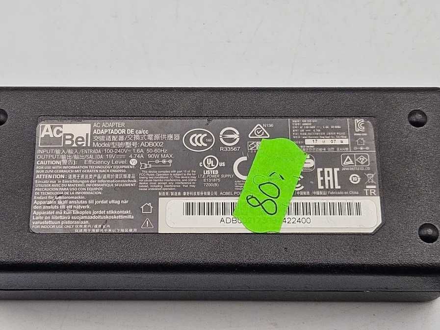 Zasilacz AcBel 90W 19V 4.74A