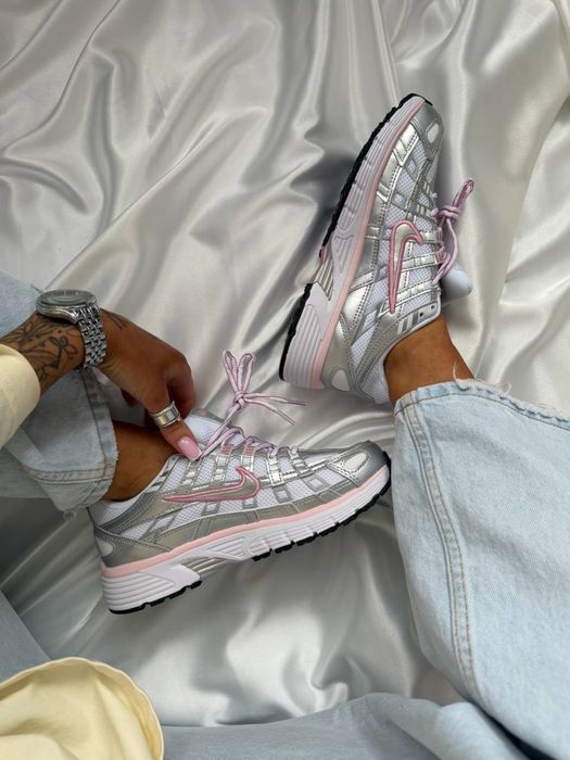 Жіночі кросівки Nike P-6000 White Elemental Pink 36-41
