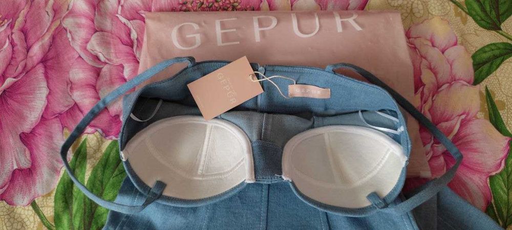 Трендовий сарафан з деніму від Gepur S