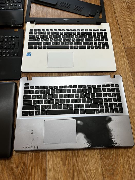 Лот корпусів до ноутбуків Asus x540 x544 K540 R540 A540 D540 F540 та Acer Aspire E5-511 топкейси, клавіатури, верхні кришки , нижні кришки, петлі, тач