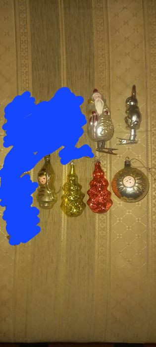 Стеклянные Ёлочные игрушки