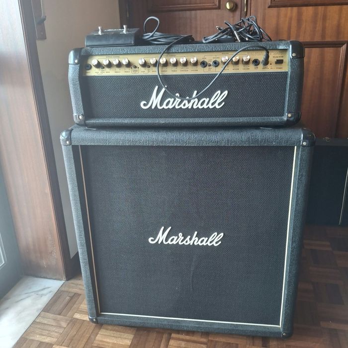 Coluna + Amplificador Marshall