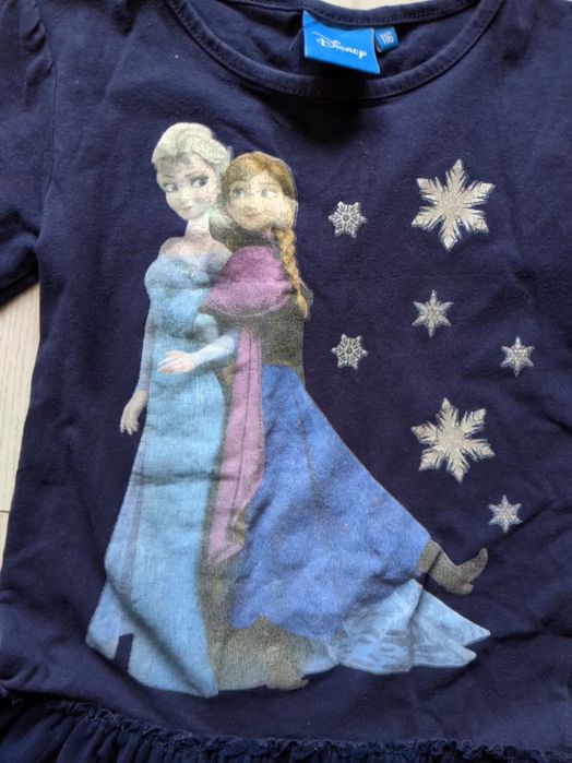 Sukienka kraina lodu Elsa i Anna r. 116 Disney