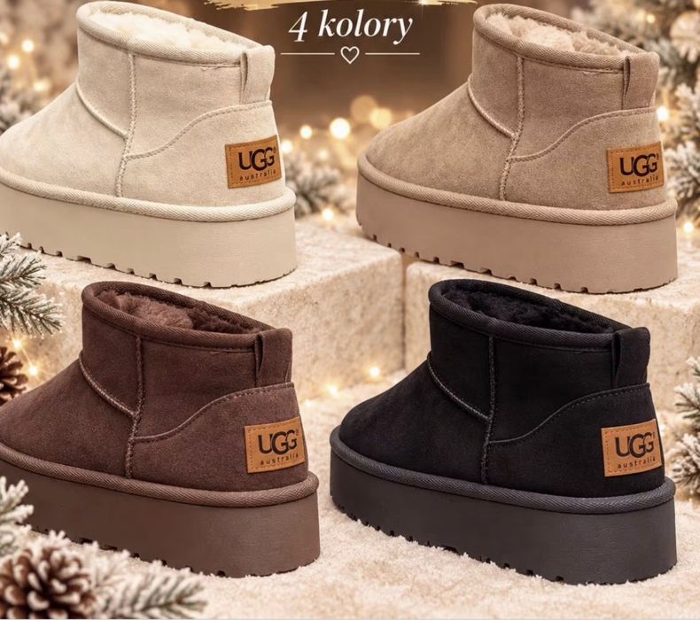 Śniegowce Wyprzedaz  czekolada camel czarny