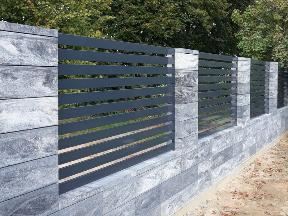 Pustak Ogrodzeniowy STYROBUD FINI. Bloczki Nowoczesne. Ogrodzenie