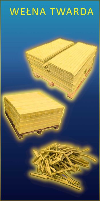 Wełna izolacyjna twarda - ścinki