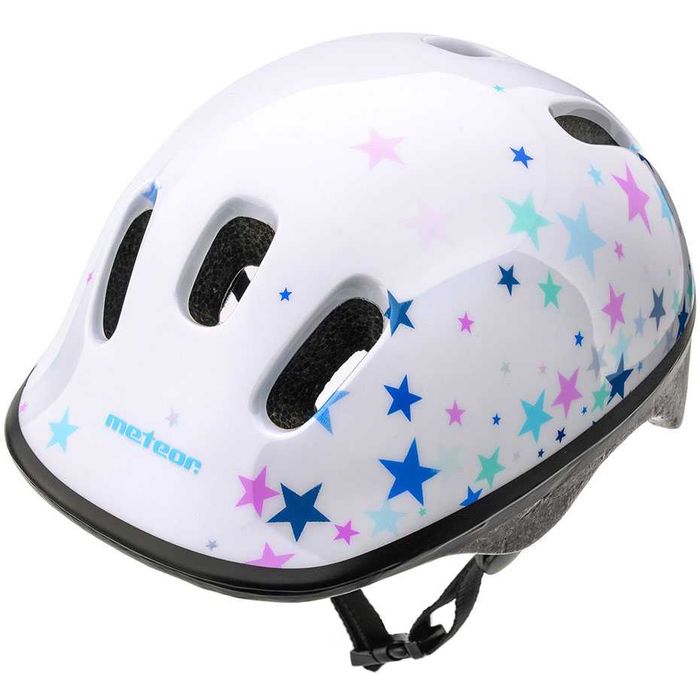 Dziecięcy KASK rowerowy METEOR Stars roz XS 44-48cm NOWY