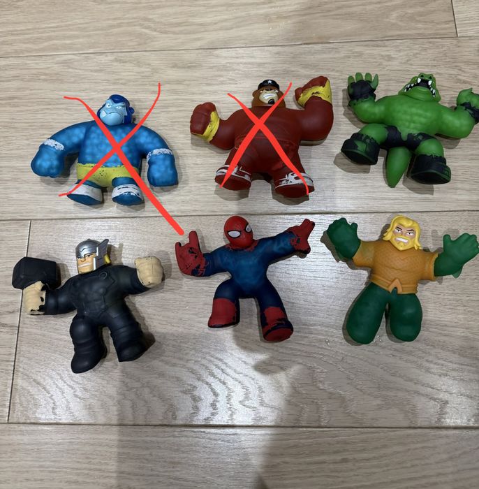 Герої Гуджитсу Goo Jit Zu, герої Marvel , оригінал