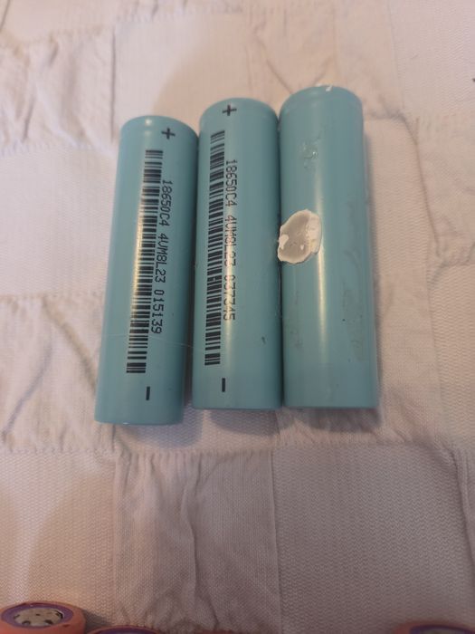 Pilhas Samsung/LG/outras 18650 3,7V recarregáveis - valor unitário