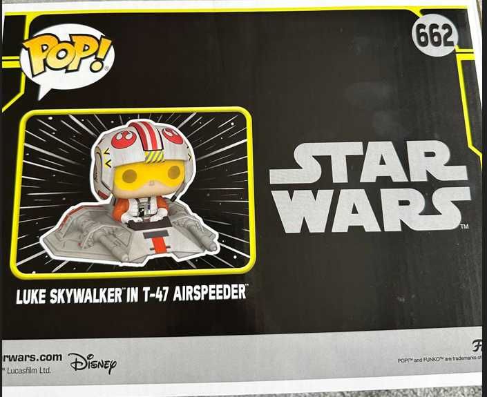 Funko POP! Rides: Star Wars Luke In T-47 Airspeeder #662 Р:26*20*18 см