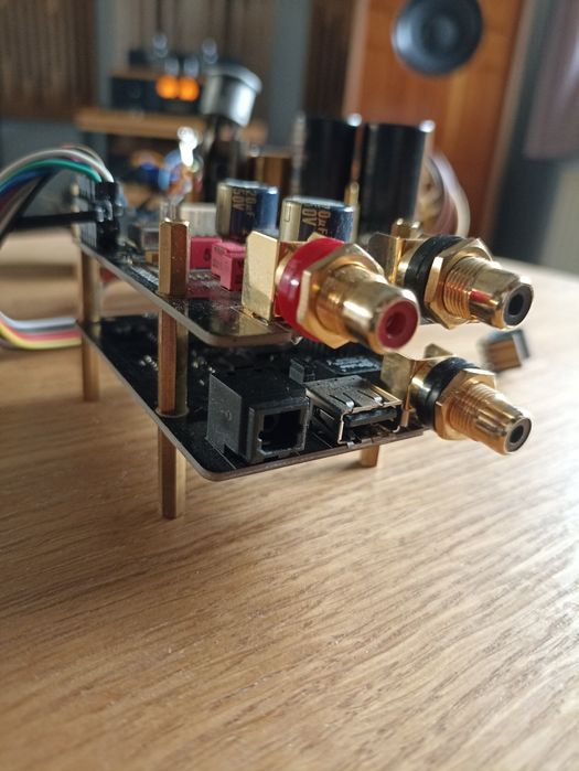 Dac ES9028Q2M, zasilacz liniowy raspberry