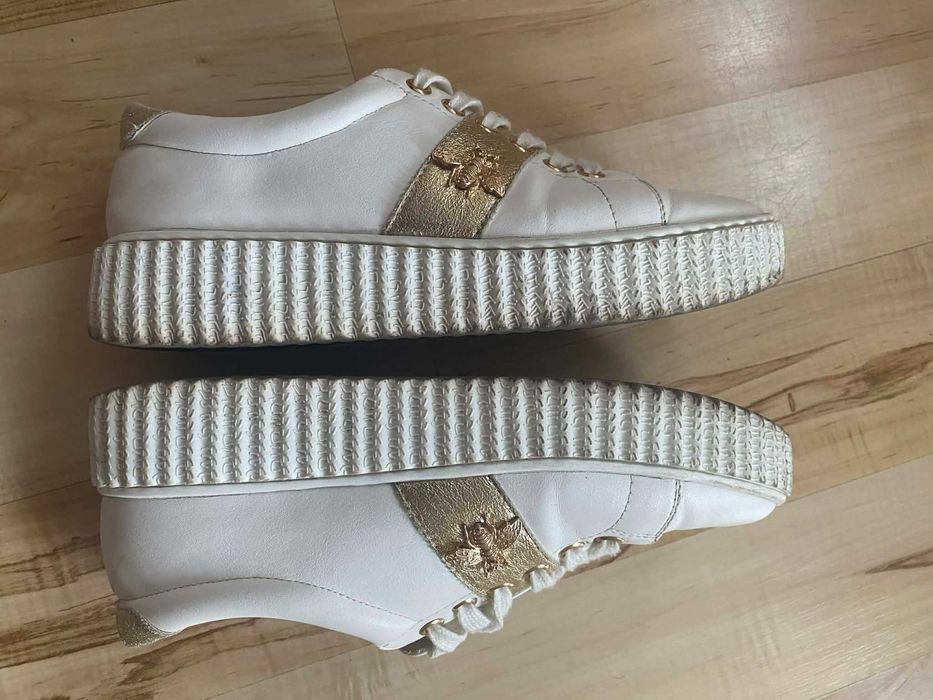 Białe damskie sneakersy Potocki roz. 39
