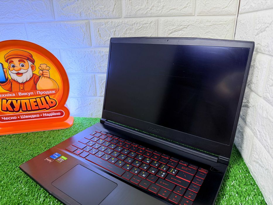 MSI GF63｜RTX 3050｜i5-11400H｜15,6"｜144Гц｜OЗУ 16 gb｜SSD 512