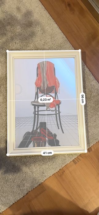 Quadro vintage em espelho