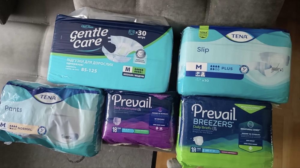 Памперси для дорослих. Нові. Підгузки для дорослих