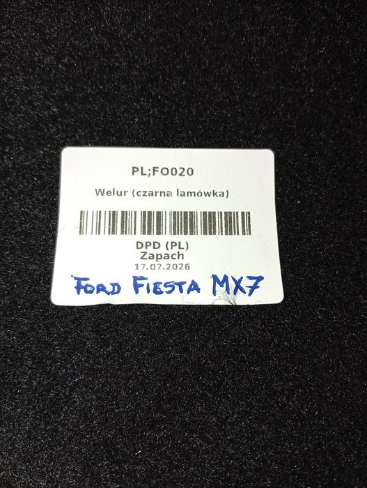 Tapetes Ford fiesta MX7