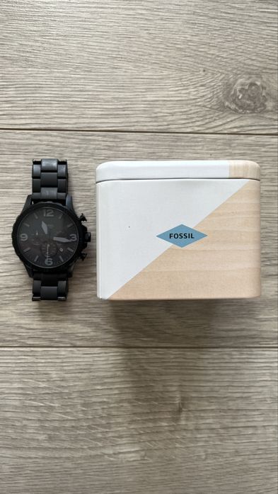 Zegarek Fossil Czarny Bransoleta