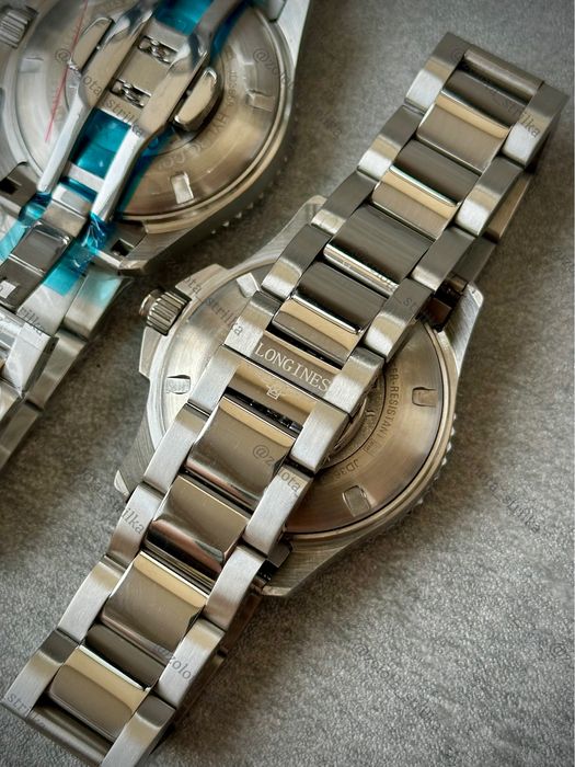 Чоловічий годинник дайвер LONGINES HYDROCONQUEST L3.841.4.96.6 41/44мм
