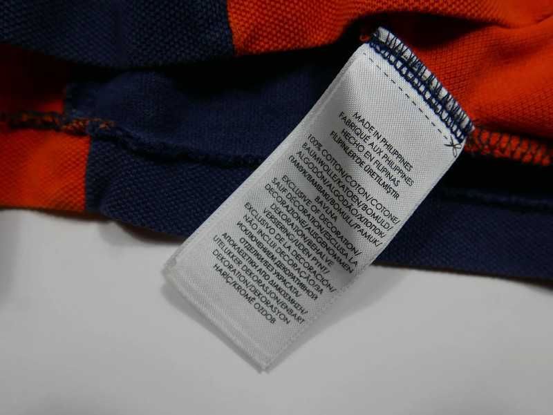 Koszulka Polo Ralph Lauren Unikat Herb Rugby Dwukolor L