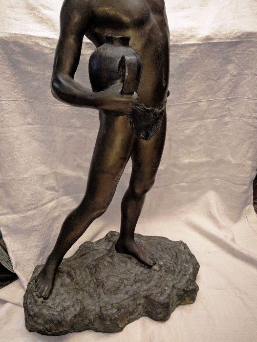 Estátua Bronze Geovanni De Martino Séc XIX