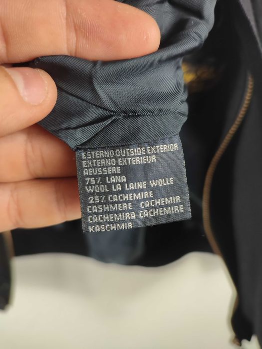 Loro Piana x Paul & Shark wool cashmere bomber jacket rozmiar L