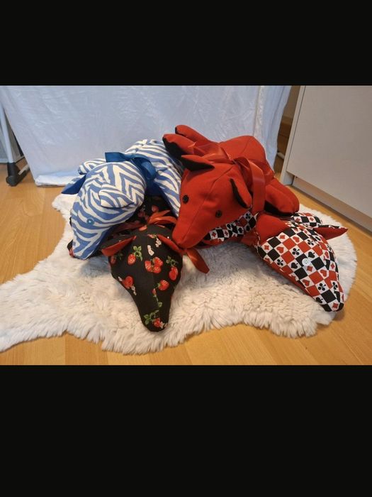 Pluszak lis reto handmade