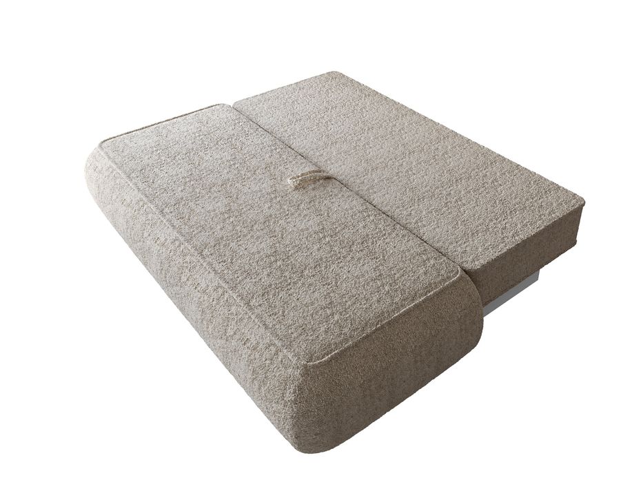 Sofa rozkładana baranek od ręki szary prosto od producenta
