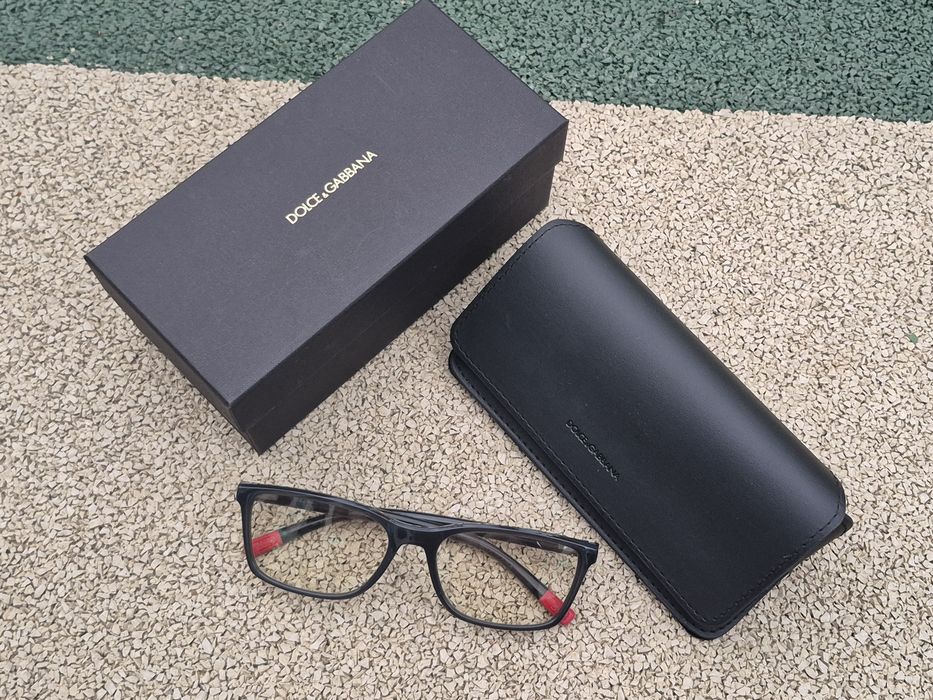 Męskie czarne błyszczące oprawki DG5091 od Dolce & Gabbana!
