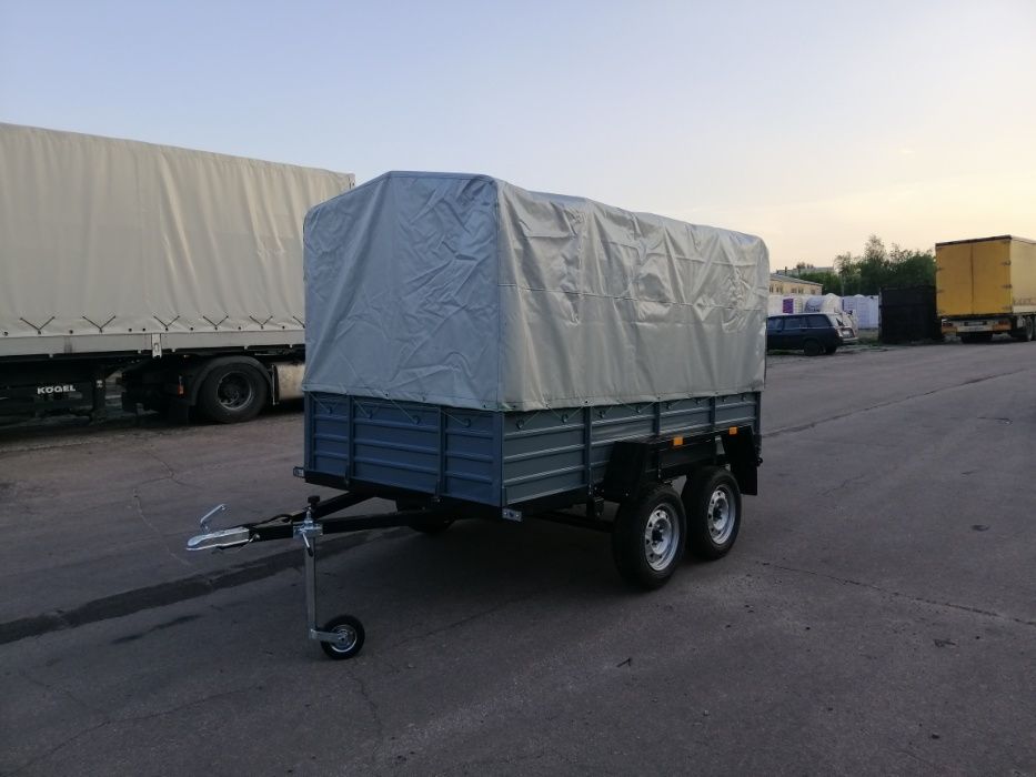 Кременчуцький Двохосний Легковий Причеп. Кремінь+ 2760*1560 посилений