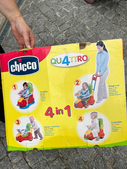 Carro Chicco 4 em 1 evolutivo
