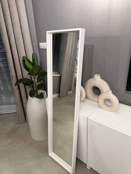 Nissedal Ikea lustro białe 40x150