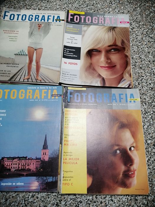 Tenho revistas de fotografia