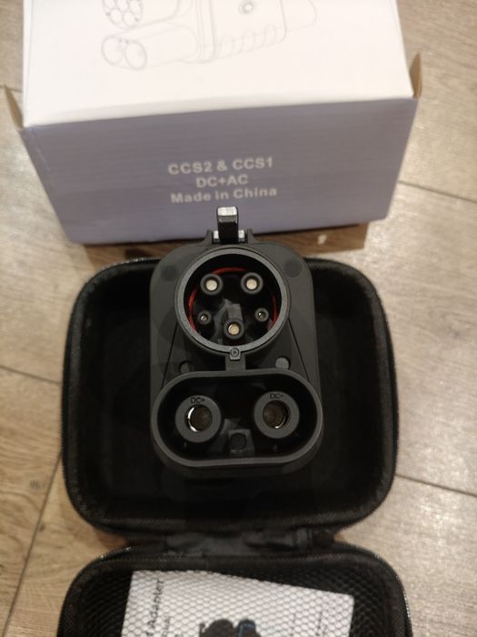 CCS Combo 2 - CCS Combo 1 AFYEEV 350A | AC+DC адаптер швидкої та повільної зарядки | перехідник Для Chevrolet Bolt, Ford Mustang Mach-E, Hyundai Ioniq