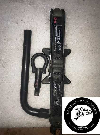 Zestaw Nissan micra k12 lewarek, klucz,hak/wkrętka