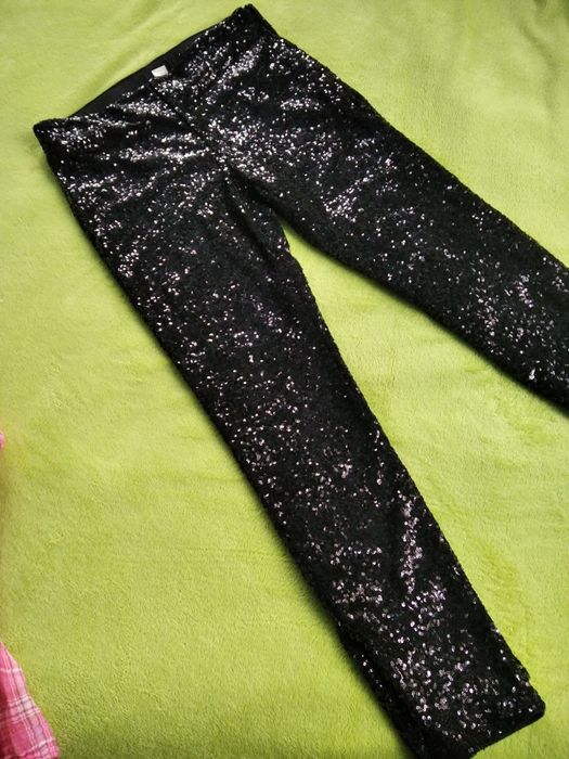 H&M,штани,40-42,170/76А,брюки фирменние,з паєтками