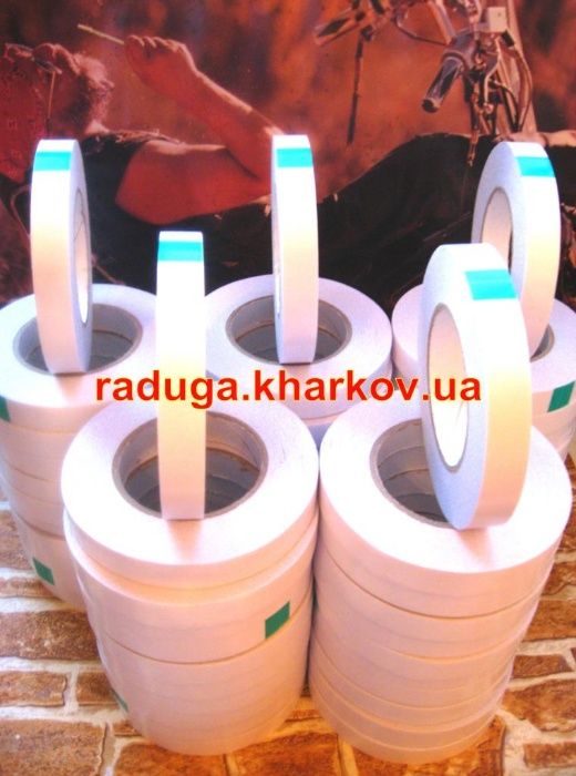 Скотч двухсторонний прозрачный,термостойкий 19мм Х 50м,Франция