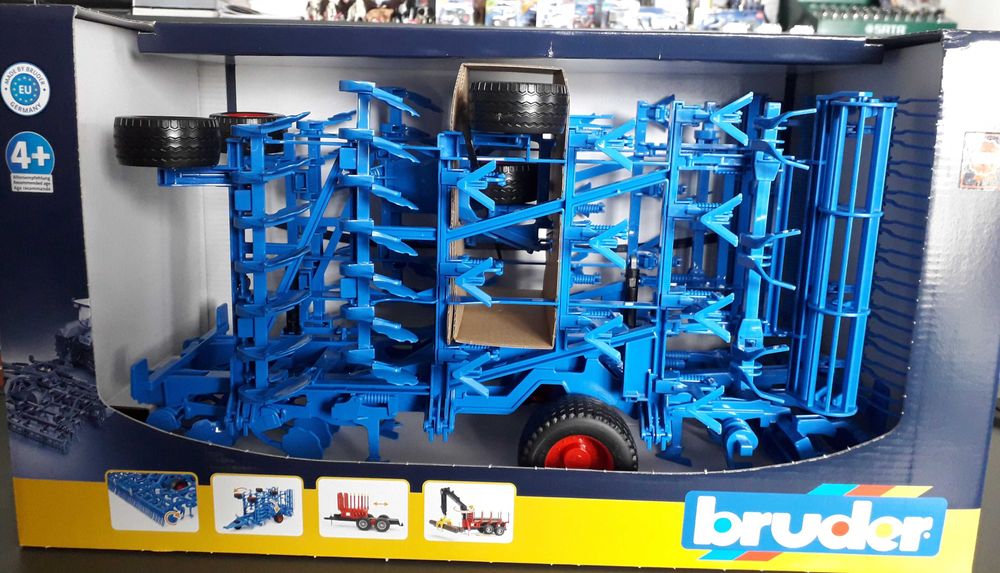 Bruder zabawka Agregat ścierniskowy Koralin 9 Lemken Nowość Duży