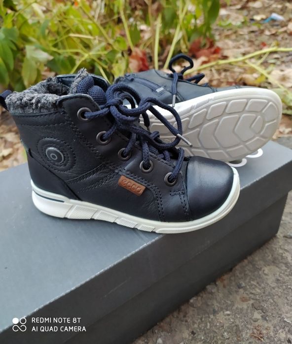 Ecco 24 ботинки на хлопчика зимові чоботи черевики сапоги взуття ессо