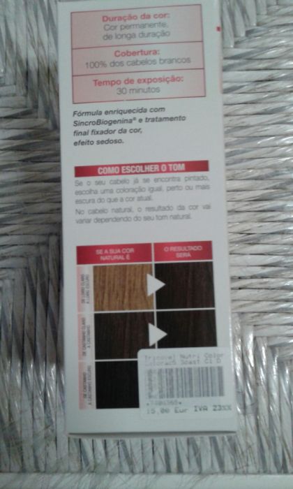 Creme coloração tricovel