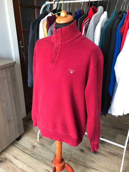 Sweter Gant half zip rozm. XL
