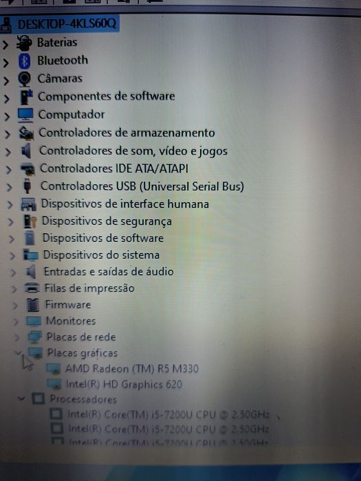 Portátil HP 15-bw intel i5 c/ AMD Radeon