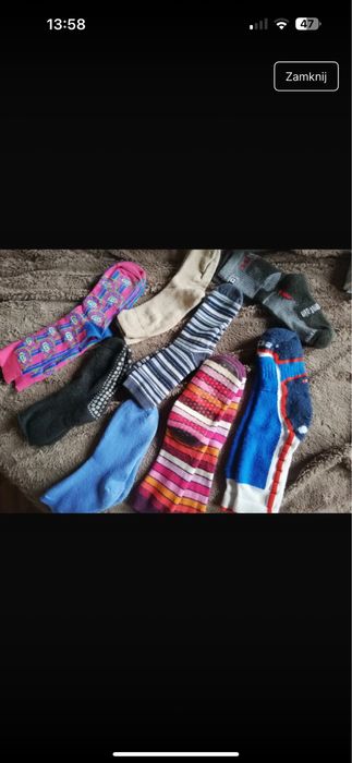 Grube Skarpety 8 par 36/38