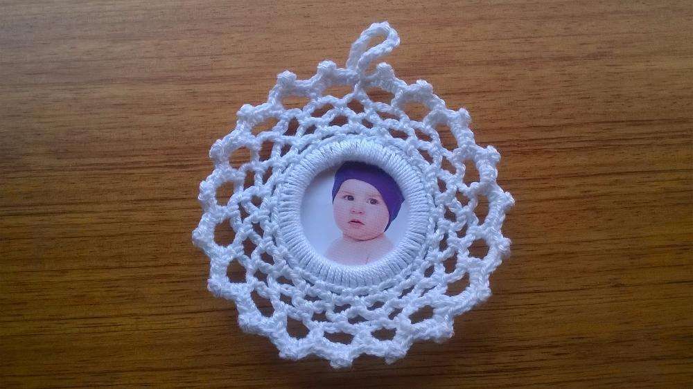 Molduras em crochet