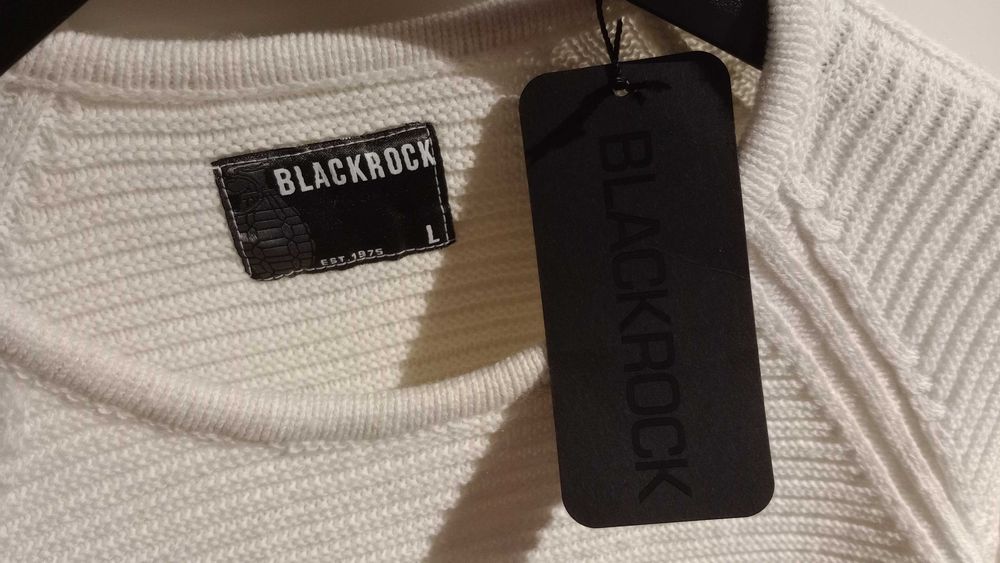 Sweter Swetr BlackRock L Nówka